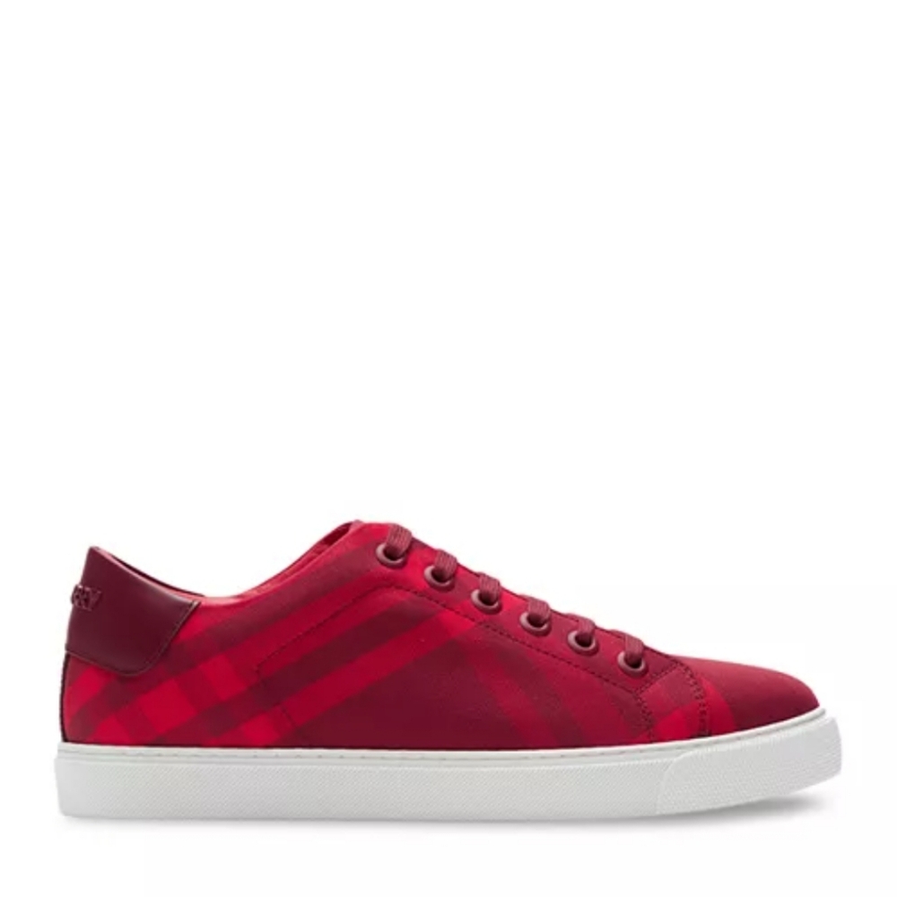 HOST PICK!!!! Burberry New Albridge Check Cotton Sneakers - Picture 11 of 13